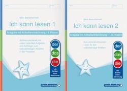 Cover-Bild zum Titel 'Ich kann lesen 1 und 2 - Ausgabe mit Artikelkennzeichnung für die 1. und 2. Klasse' von 'Katrin Langhans'