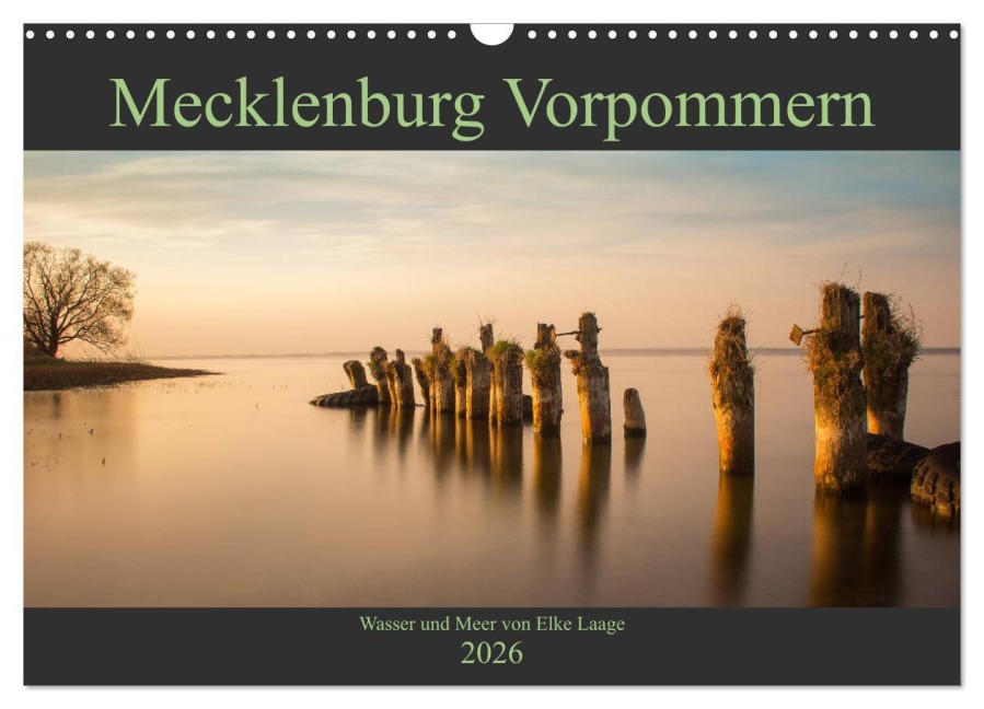 Mecklenburg Vorpommern - Wasser und Meer (Wandkalender 2026 DIN A3 quer), CALVENDO Monatskalender - Elke Laage