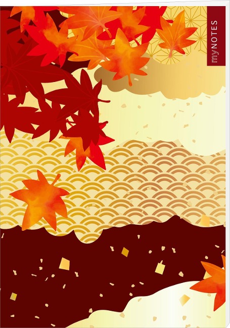 myNOTES Papeterie: Notizheft Blätterregen - 