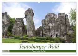 Cover-Bild zum Titel 'Teutoburger Wald - Natur und Kultur (Wandkalender 2026 DIN A2 quer), CALVENDO Monatskalender' von 'Thomas Becker'