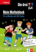 Cover-Bild zum Titel 'Die drei ??? Kids: Mein Matheblock 1. Klasse' von ''