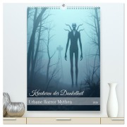 Cover-Bild zum Titel 'Kreaturen der Dunkelheit - Urbane Horror Mythen (hochwertiger Premium Wandkalender 2026 DIN A2 hoch), Kunstdruck in Hochglanz' von 'Sell Pixs:Sell'