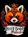 Cover-Bild zum Titel 'Schwarzes "Roter Panda Malbuch".' von 'Lucy¿s Schwarze Malbücher'
