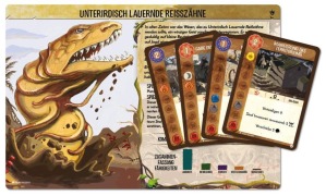 Cover-Bild zum Titel 'Spirit Island: Unterirdisch lauernde Reißzähne (Mini-Eweiterung)' von ''