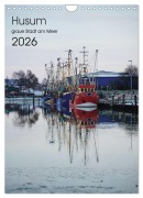 Cover-Bild zum Titel 'Husum - graue Stadt am Meer (Wandkalender 2026 DIN A4 hoch), CALVENDO Monatskalender' von 'Franziska Petersen'
