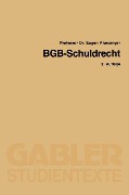 Cover-Bild zum Titel 'BGB-Schuldrecht' von 'Eugen Klunzinger'