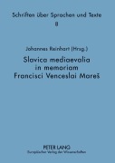 Cover-Bild zum Titel 'Slavica mediaevalia in memoriam Francisci Venceslai Mare¿' von ''