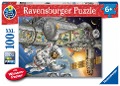 Cover-Bild zum Titel 'Ravensburger Kinderpuzzle 13366 - Auf der Weltraumstation - Wieso? Weshalb? Warum? Puzzle 100 Teile XXL + Wissensposter, für Weltraumfans ab 6 Jahren' von ''