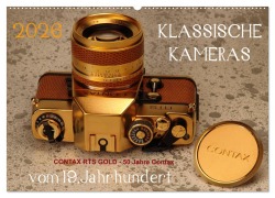 Cover-Bild zum Titel 'KLASSISCHE KAMERAS vom 19.Jahrhundert (Wandkalender 2026 DIN A2 quer), CALVENDO Monatskalender' von 'Barbara Fraatz'