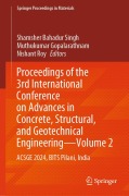 Cover-Bild zum Titel 'Proceedings of the 3rd International Conference on Advances in Concrete, Structural, and Geotechnical Engineering--Volume 2' von ''