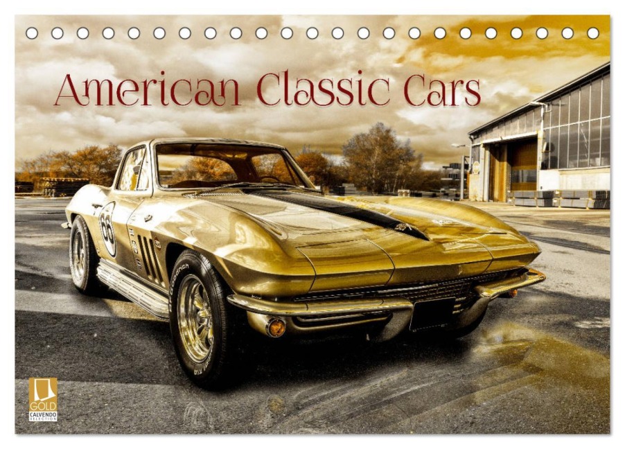 American Classic Cars (Tischkalender 2026 DIN A5 quer), CALVENDO Monatskalender - Christian Chrombacher