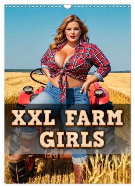 XXL Farm Girls (Wandkalender 2026 DIN A3 hoch), CALVENDO Monatskalender - ShirtScene ShirtScene