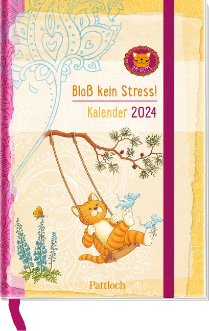 Om-Katze: Bloß kein Stress! Taschenkalender 2024 - 