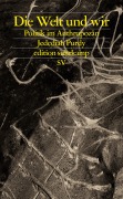 Cover-Bild zum Titel 'Die Welt und wir' von 'Jedediah Purdy'
