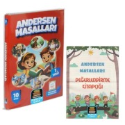 Cover-Bild zum Titel '1. Sinif Okuma Seti Andersen Masallari 10 Kitap Degerlendirme Kitapcigi Ilaveli' von 'Hans Christian Andersen'