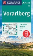 KOMPASS Wanderkarten-Set 292 Vorarlberg (2 Karten) 1:50.000 - 
