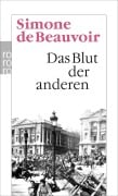 Cover-Bild zum Titel 'Das Blut der anderen' von 'Simone de Beauvoir'