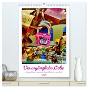 Cover-Bild zum Titel 'Unvergängliche Liebe - Liebesschlösser romantische Symbolik für die ewige Liebe (hochwertiger Premium Wandkalender 2026 DIN A2 hoch), Kunstdruck in Hochglanz' von 'Katharina Stachanczyk'
