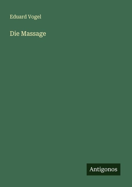 Die Massage - Eduard Vogel