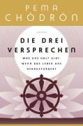 Cover-Bild zum Titel 'Die drei Versprechen. Was uns Halt gibt, wenn das Leben uns herausfordert' von 'Pema Chödrön'