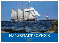 Cover-Bild zum Titel 'Hansestadt Rostock (Wandkalender 2026 DIN A2 quer), CALVENDO Monatskalender' von 'Gunnar Lentz'