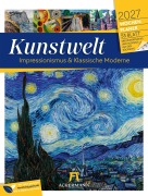 Cover-Bild zum Titel 'Kunstwelt Wochenplaner Kalender 2027 | Impressionismus und Klassische Moderne' von 'Ackermann Kunstverlag GmbH'