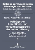 Cover-Bild zum Titel 'Beiträge zur Rezeptions- und Wirkungsgeschichte der Volkserzählung' von ''