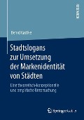 Stadtslogans zur Umsetzung der Markenidentität von Städten - Bernd Radtke