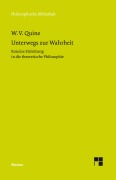 Cover-Bild zum Titel 'Unterwegs zur Wahrheit' von 'Willard van Orman Quine'