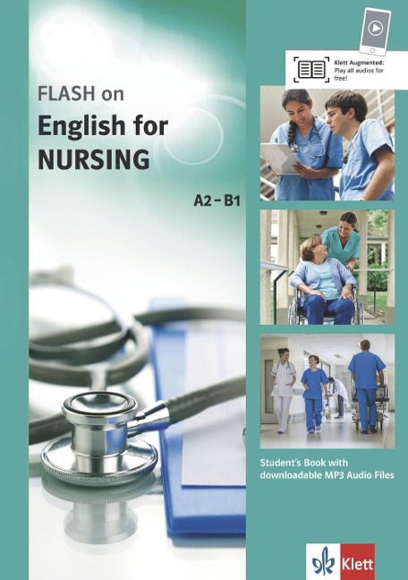 FLASH ON ENGLISH. Nursing . Kurs- und Übungsbuch + Audio online - 