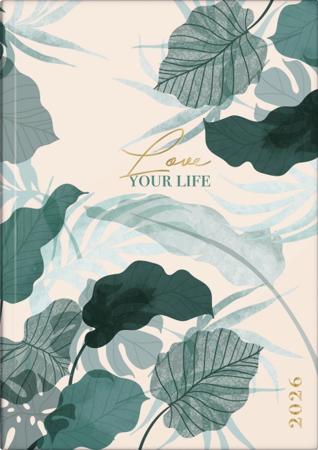 rido/idé 7028507036 | Buchkalender Young Line 2026 "Love" | A5, Papier - 