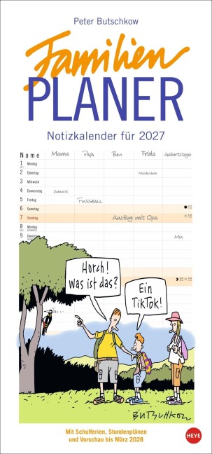 Peter Butschkow: Familienplaner 2027 - Peter Butschkow