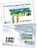 Cover-Bild zum Titel 'Juli und Nesrin reisen in die Zukunft' von 'Annika Bachmann, Michaela Kürschner'