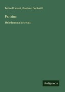 Cover-Bild zum Titel 'Parisina' von 'Felice Romani, Gaetano Donizetti'