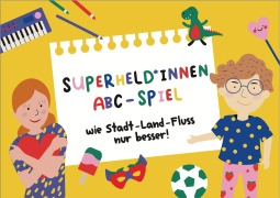 Cover-Bild zum Titel 'Superheld*innen ABC-Spiel' von 'Nina Kämpf'