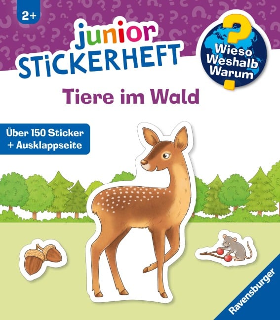 Wieso? Weshalb? Warum? junior Stickerheft - Tiere im Wald - 