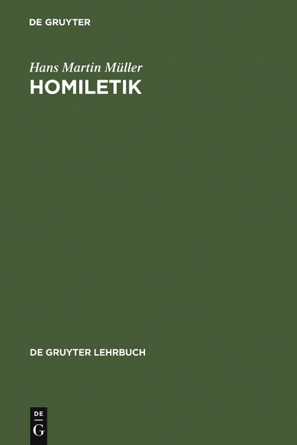 Homiletik - Hans Martin Müller