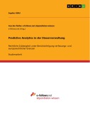 Cover-Bild zum Titel 'Predictive Analytics in der Steuerverwaltung' von 'Sophie Völkl'