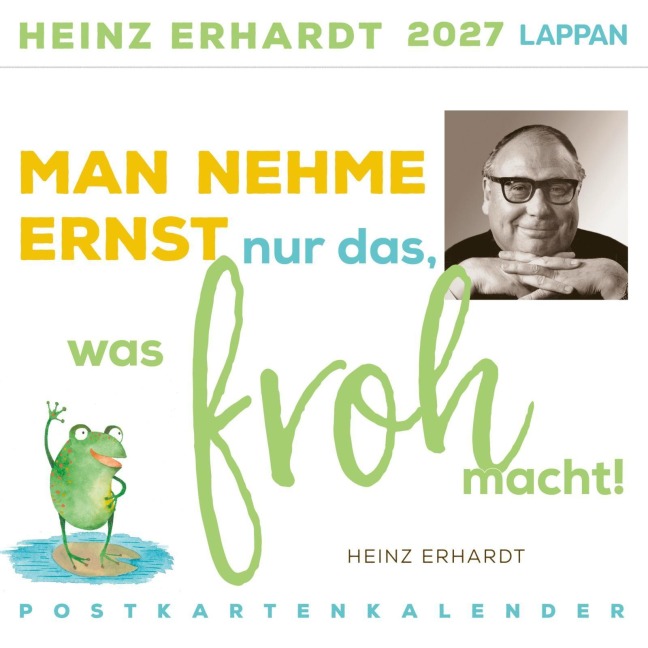 Heinz Erhardt: Postkartenkalender 2027 - Heinz Erhardt