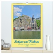 Cover-Bild zum Titel 'Belgien und Holland, schöne Städte in Belgien und Holland erleben (hochwertiger Premium Wandkalender 2026 DIN A2 hoch), Kunstdruck in Hochglanz' von 'Beate Bussenius'