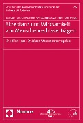Cover-Bild zum Titel 'Akzeptanz und Wirksamkeit von Menschenrechtsverträgen' von ''