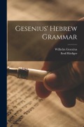 Cover-Bild zum Titel 'Gesenius' Hebrew Grammar' von 'Wilhelm Gesenius, Emil Rödiger'