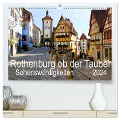 Rothenburg ob der Tauber. Sehenswürdigkeiten. (hochwertiger Premium Wandkalender 2024 DIN A2 quer), Kunstdruck in Hochglanz - Sergej Schmidt