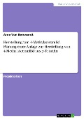 Cover-Bild zum Titel 'Herstellung von 4-Methylacetanilid. Planung einer Anlage zur Herstellung von 4-Methyl Acetanilid aus p-Toluidin' von 'Arne von Berswordt'