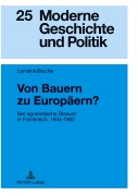 Cover-Bild zum Titel 'Von Bauern zu Europäern?' von 'Lorraine Bluche'
