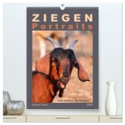 Cover-Bild zum Titel 'Ziegenportraits (hochwertiger Premium Wandkalender 2026 DIN A2 hoch), Kunstdruck in Hochglanz' von 'Sabine Löwer'