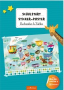 Cover-Bild zum Titel 'Schulstart-Sticker-Poster Buchstaben & Zahlen' von ''