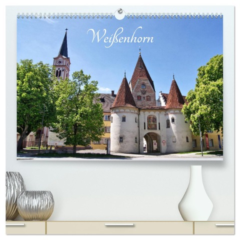 Weißenhorn (hochwertiger Premium Wandkalender 2025 DIN A2 quer), Kunstdruck in Hochglanz - Kattobello Kattobello