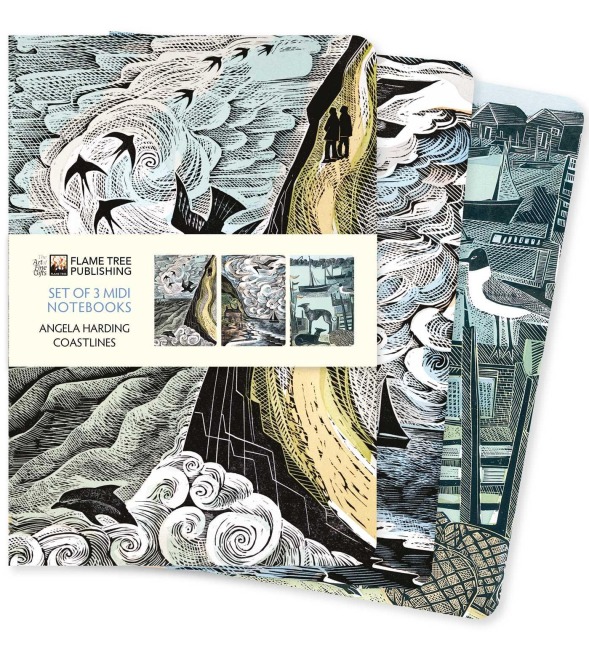 Angela Harding: Coastlines Set of 3 MIDI Notebooks - 