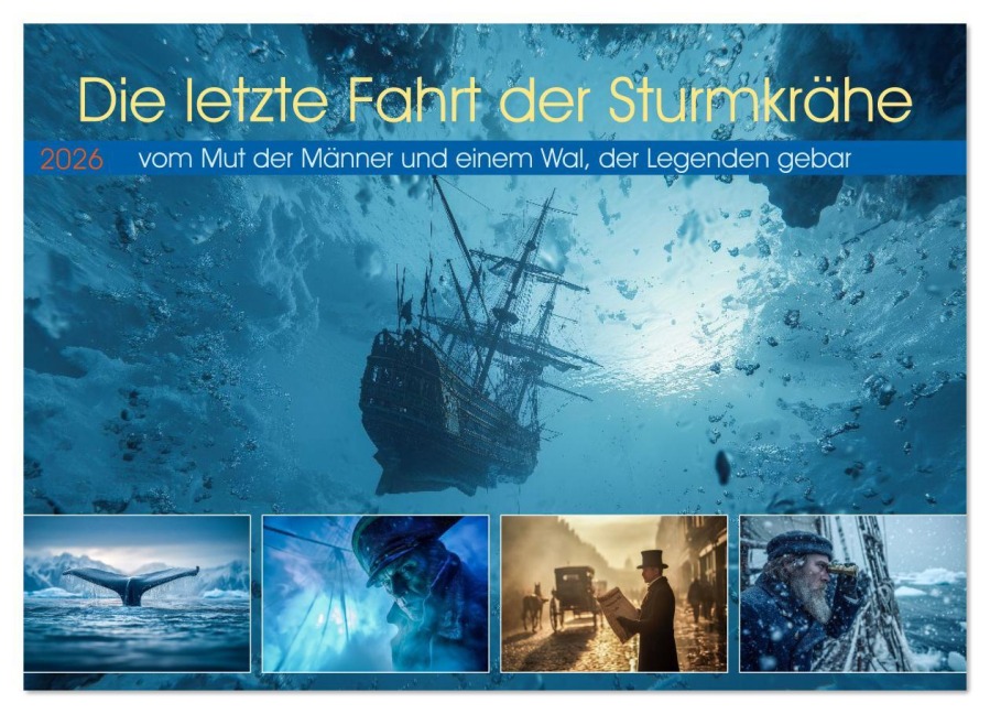 Die letzte Fahrt der Sturmkrähe (Wandkalender 2026 DIN A2 quer), CALVENDO Monatskalender - Steffen Gierok-Latniak
